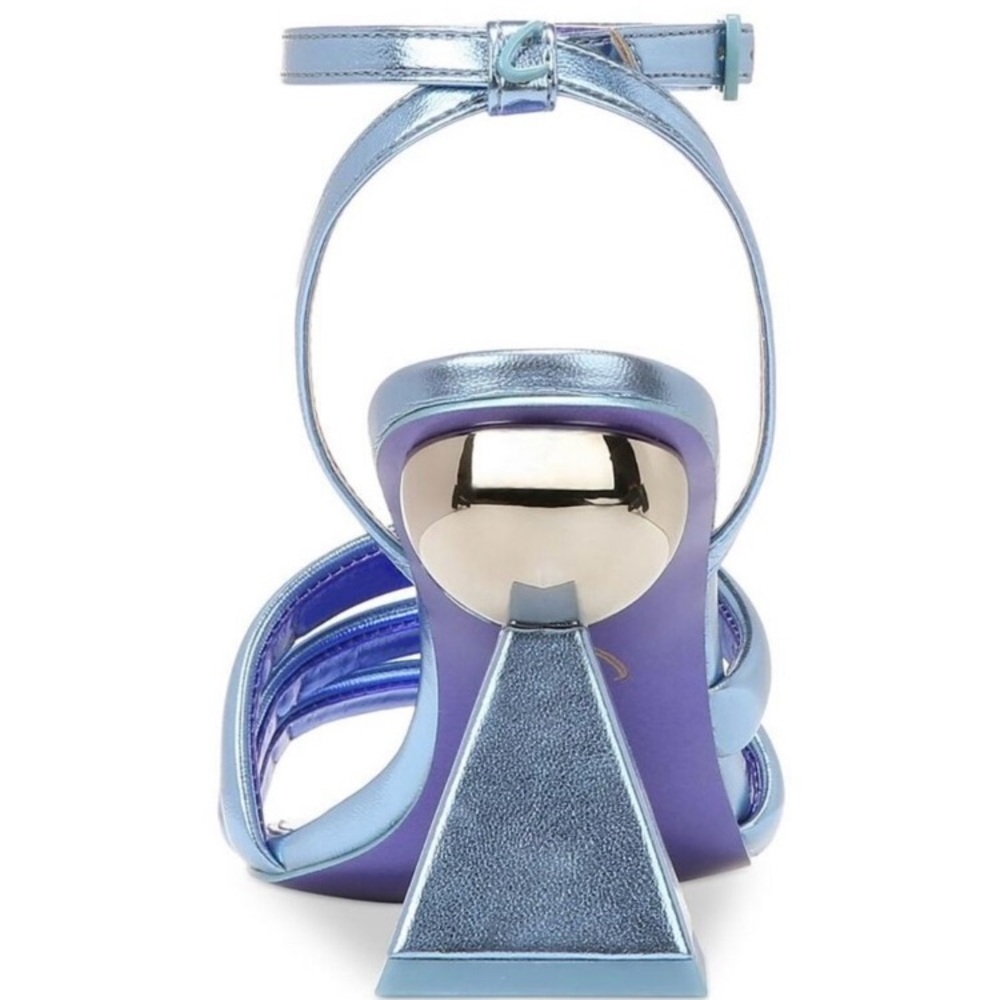 Metallic purple scrappy Sandles - Picture 4 of 6